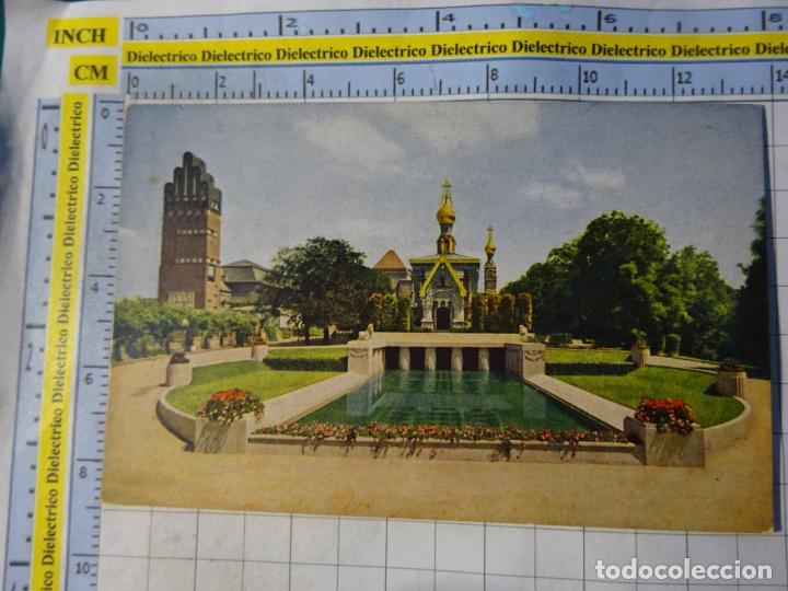 Cartes Postales: ANTIGUA POSTAL DE ALEMANIA. DARMSTADT K&Uuml;NSTLERKOLONIE AUSSTELLUNGSHAUS UND KAPELLE. 1738