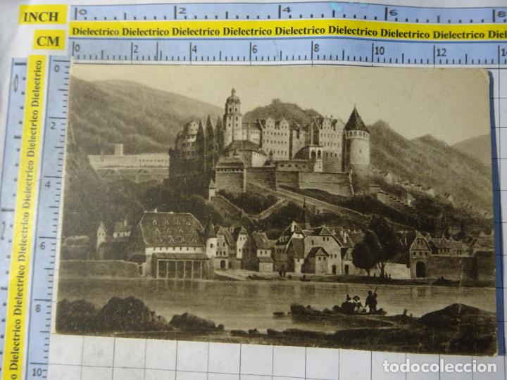 Cartes Postales: ANTIGUA POSTAL DE ALEMANIA. CASTILLO DE HEIDELBERG. 1743