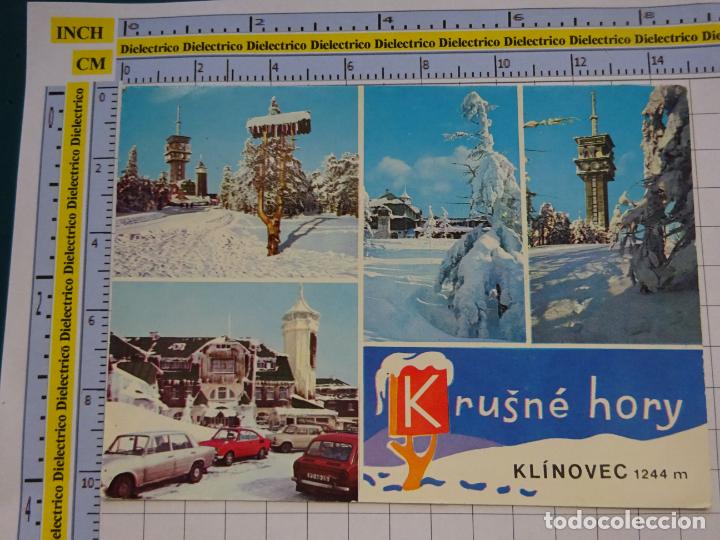 Cartoline: POSTAL DE CHECOSLOVAQUIA, REP&Uacute;BLICA CHECA, ESLOVAQUIA. KRUSNE HORY KLINOVEC. 2202