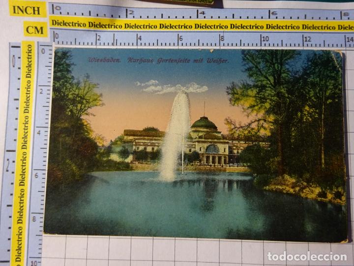 Cartoline: ANTIGUA POSTAL DE ALEMANIA. WIESBADEN KURHAUS GARTENSEITE MIT WEIHER. 2277