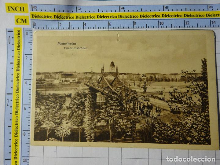 Cartes Postales: ANTIGUA POSTAL DE ALEMANIA. MANNHEIM FRIEDRICHSBR&Uuml;CKE. TRANV&Iacute;AS. 2280
