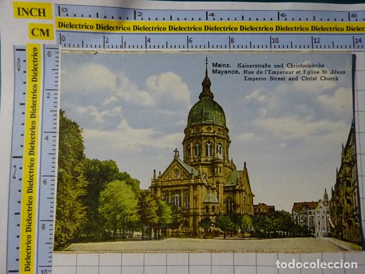 Cartoline: ANTIGUA POSTAL DE ALEMANIA. MAINZ MAYENCE KAISERSTRASSE ND CHRISTUSKIRCHE. 2289