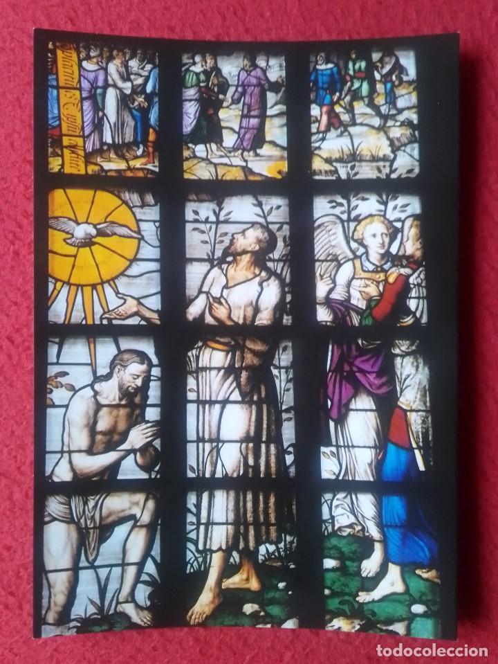 Postales: POSTAL GOUDA PAISES BAJOS ST. JANSKERK CRISTALERA...GLAS 15 DE DOOP VAN JEZUS DOOR JOHANNES VER.....