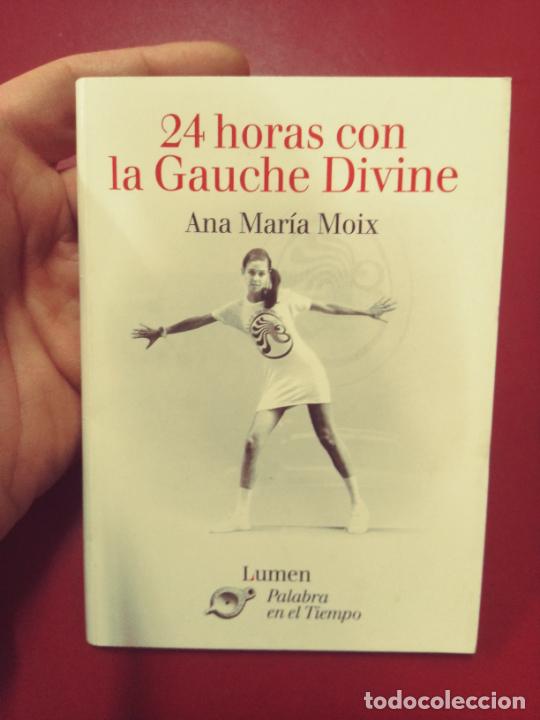 Postales: Colecci&oacute;n de 5 postales promoci&oacute;n libro 24 horas con la Divine Gauche de Ana Mar&iacute;a Moix