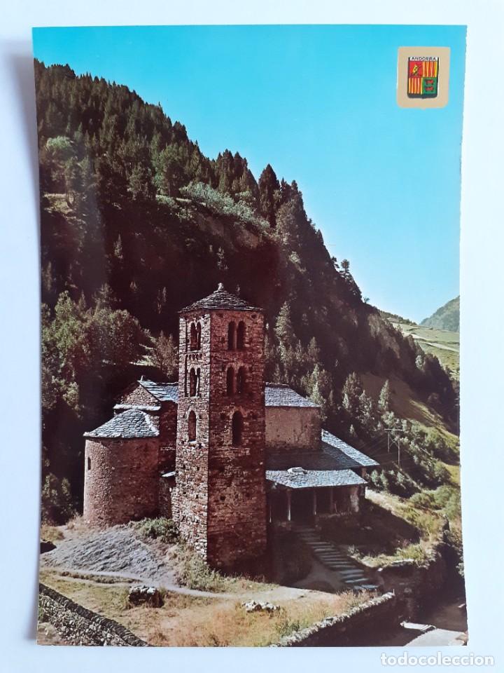 Cartes Postales: POSTAL - VALLS D'ANDORRA - IGLESIA ROMANICA DE SAN JUAN DE CASSELLES - ESCUDO DE ORO 6086 - S/C