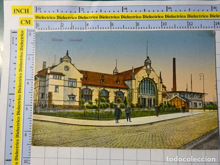 Cartoline: ANTIGUA POSTAL DE ALEMANIA. WITTEN BAHNHOF ESTACI&Oacute;N FERROCARRILES. 1680