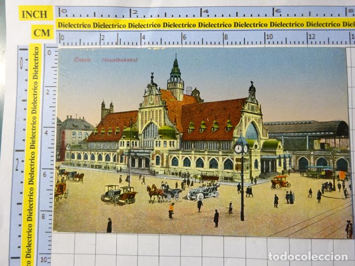 Cartoline: ANTIGUA POSTAL DE ALEMANIA. ESSEN HAUPTBAHNHOF ESTACI&Oacute;N FERROCARRILES. 1686