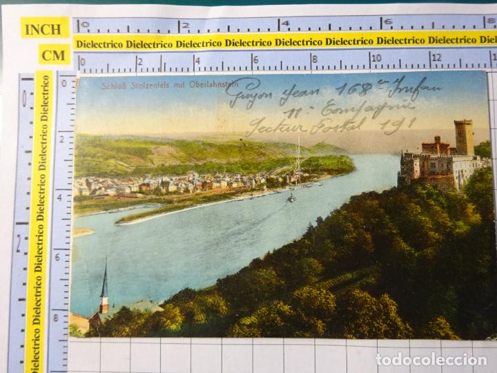 Postales: ANTIGUA POSTAL DE ALEMANIA. SCHLOSS STOLZENFELS MIT OBERLAHNSTEIN. 1689
