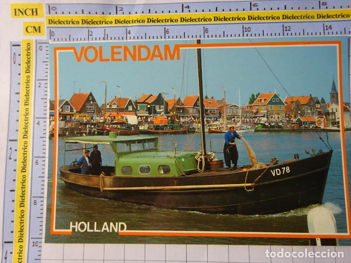 Cartes Postales: POSTAL DE PAISES BAJOS HOLANDA. VOLENDAM BARCO PESCA. 3287