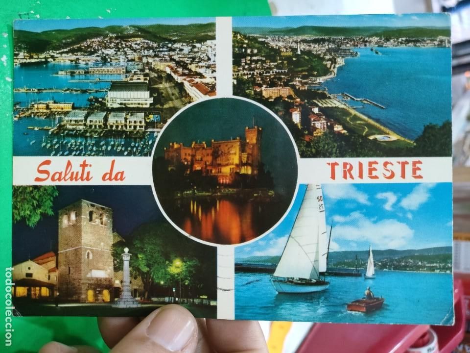 Postales: Postal TRIESTE escrita y Bellamente Sellada - Foto 1