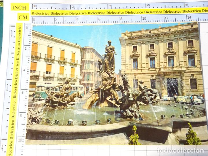 Cartes Postales: POSTAL DE ITALIA. SIRACUSA PIAZZA ARCHIMEDE PONTANA ARETUSA. 2555
