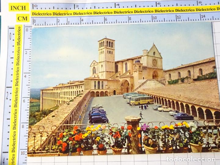 Cartoline: POSTAL DE ITALIA. ASSISI BAS&Iacute;LICA SAN FRANCESCO. AUTOBUSES COCHES. 2564