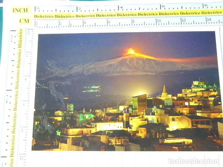 Cartoline: POSTAL DE ITALIA. TAORMINA VOLC&Aacute;N ERUPCI&Oacute;N. 2571
