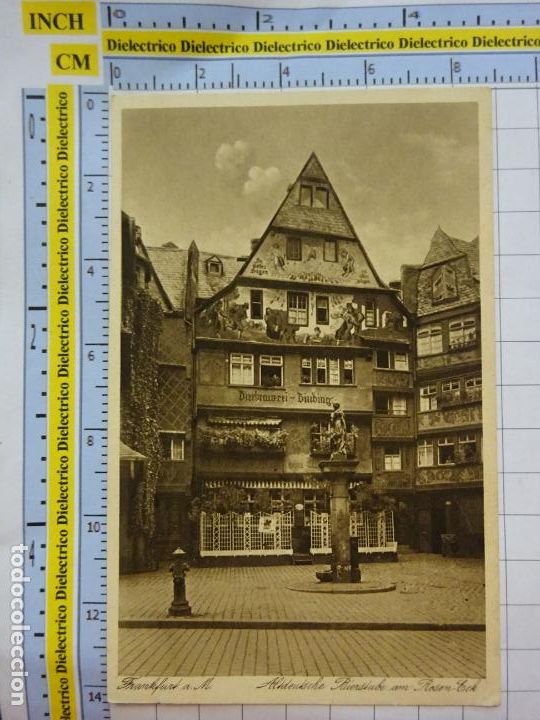 Cartes Postales: ANTIGUA POSTAL DE ALEMANIA. FRANKFURT AM MAIN. ALDENSKIRCHE BIERSTUBE AM ROSEN ECK. 458