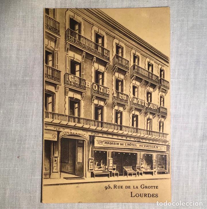 Postales: HOTEL DU VATICAN, POSTAL DE LURDES - Foto 1