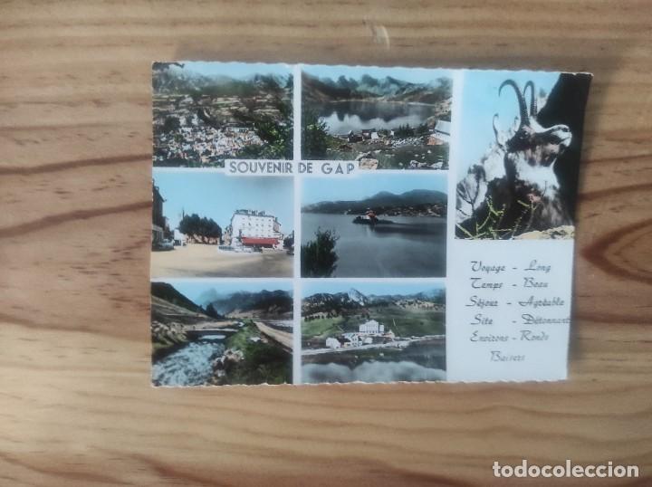 Cartes Postales: ~ POSTAL ANTIGUA CON DIFERENTES VISTAS DE GAP, LOS ALTOS ALPES FRANCESES, FRANCIA ~