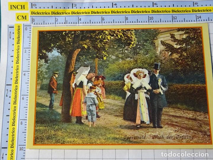 Postais: POSTAL DE ALEMANIA. SPREEWALD. FOLKLORE TIPISMO. D&Iacute;A DE BODA NOVIOS. 2109