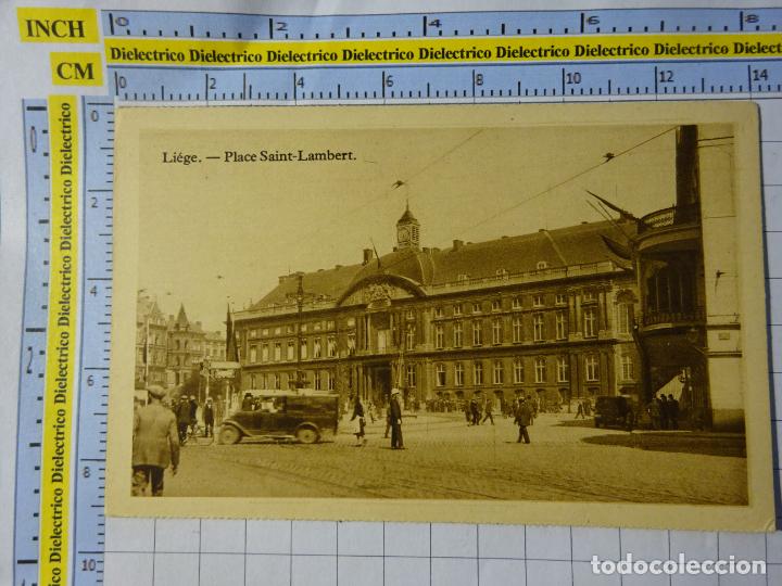 Cartes Postales: ANTIGUA POSTAL DE B&Eacute;LGICA. LIEJA LI&Eacute;GE. PLACE SAINT LAMBERT. 2895