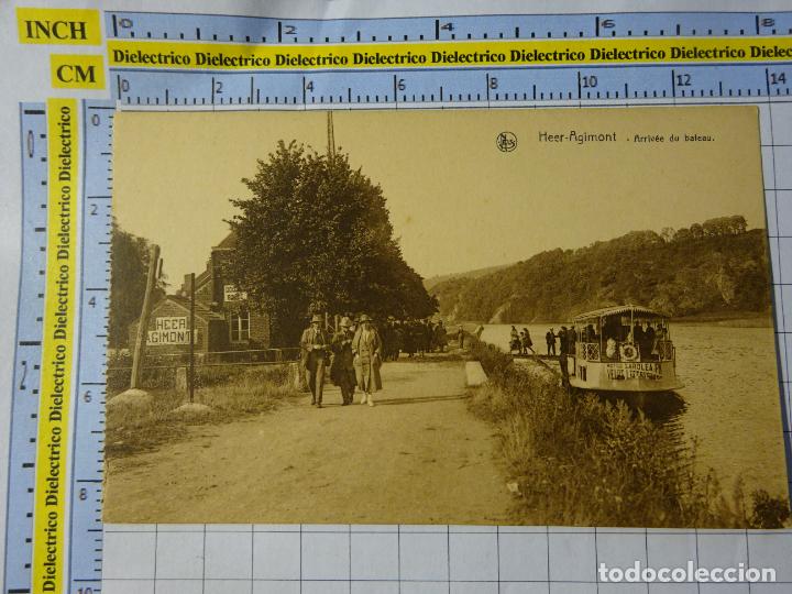 Postais: ANTIGUA POSTAL DE B&Eacute;LGICA. HEER AGIMONT LLEGADA DEL BARCO. 2914