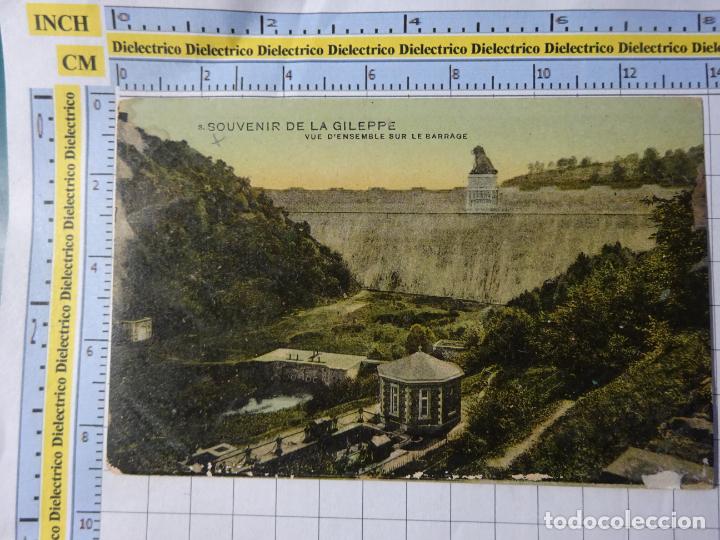 Postales: ANTIGUA POSTAL DE B&Eacute;LGICA. LA GILEPPE VUE D'ENSEMBLE SUR LE BARRAGE. 2925