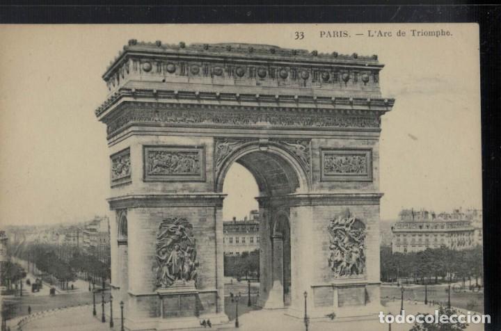 Postales: Paris. LArc de Triomphe. Francia. / Sin circular - Foto 1