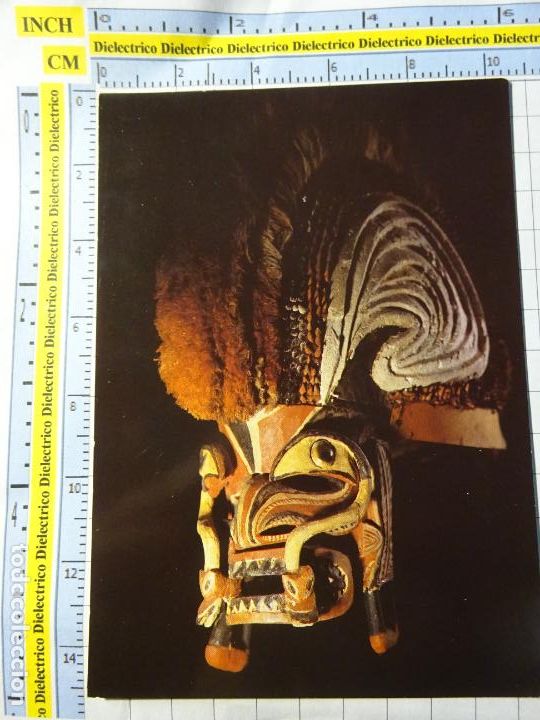 Postkarten: POSTAL DE ALEMANIA. LINDEN MUSEUM STUTTGART M&Aacute;SCARA DE PAPUA NUEVA GUINEA 107