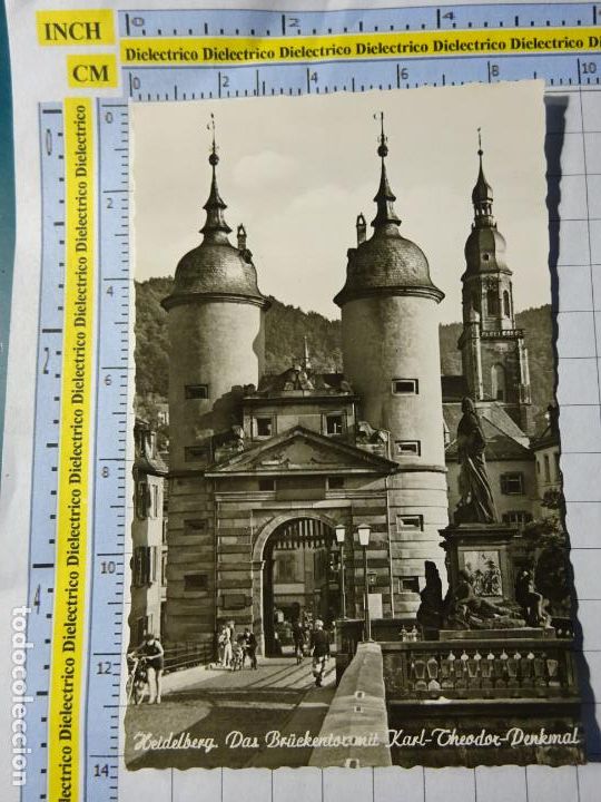 Cartes Postales: ANTIGUA POSTAL DE ALEMANIA. HEIDELBERG. BR&Uuml;CKENTOR KARL THEODOR DENKMAL. 475