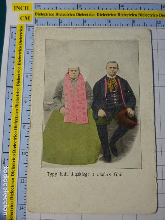 Cartoline: ANTIGUA POSTAL DE POLONIA. TIPOS REGIONALES REGI&Oacute;N SILESIA. LIPIN, 102