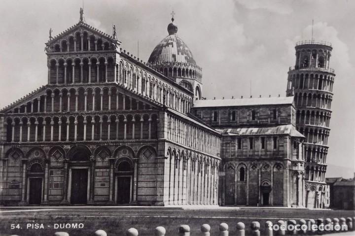 Postkarten: FOTO POSTAL CIRCULADA A&Ntilde;O 1947 - TORRE DE PISA- ITALIA
