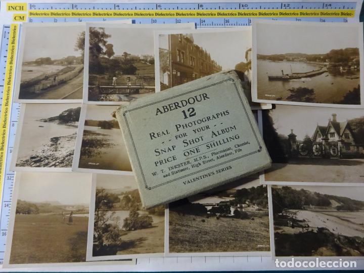 Cartes Postales: 12 FOTOS POSTALES PARA SCRAP BOOK SNAP SHOT. ABERDOUR. REINO UNIDO.