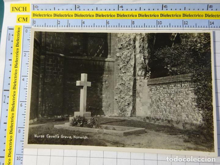 Postais: ANTIGUA POSTAL DE REINO UNIDO. NORWICH TUMBA ENFERMERA NURSE CAVELL'S GRAVE. 335
