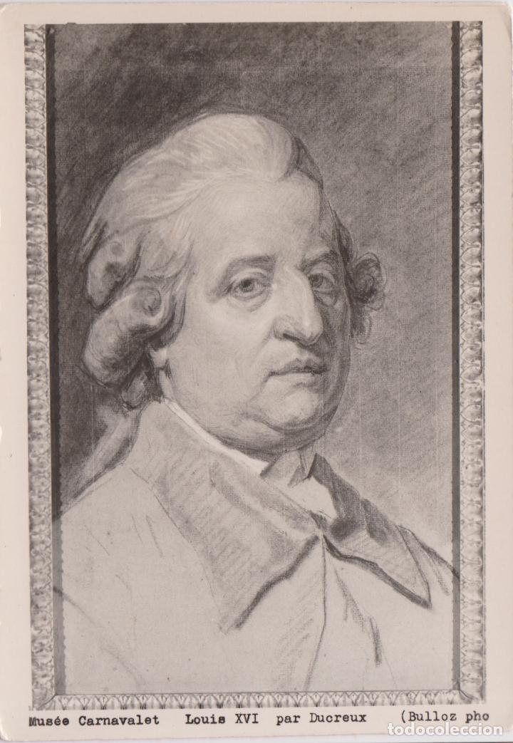 Postales: FRANCIA, OBRA DE DUCREUX, LOUIS XVI, MUSEO CARNAVALET &ndash; DORSO EN BLANCO