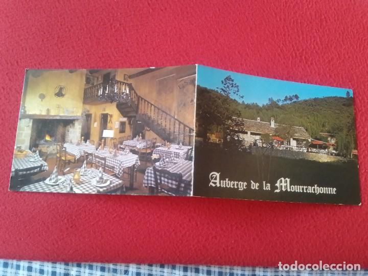 Postales: POSTAL FRANCIA FRANCE TIPO D&Iacute;PTICO AUBERGE DE LA MOURRACHONNE HOSTAL MOUANS-SARTOUX DIPTYQUE DIPTYCH