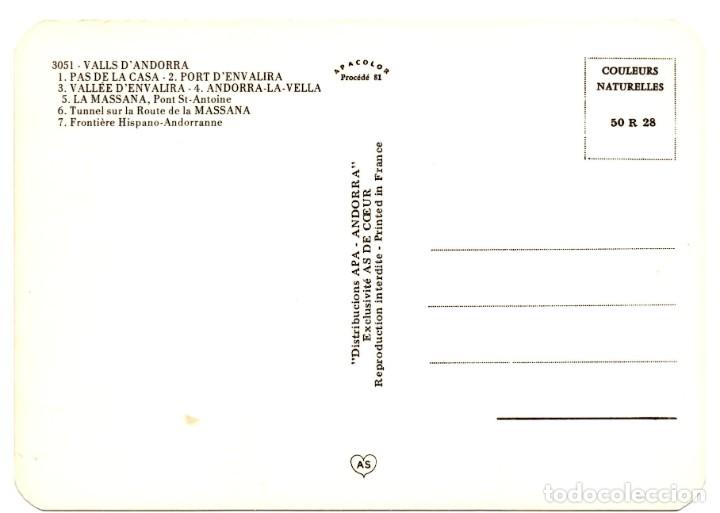 Postales: POSTAL DE ANDORRA (MAPA) - Foto 2