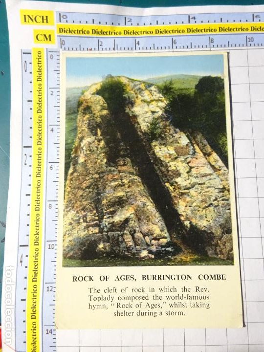 Cartes Postales: POSTAL DE REINO UNIDO GRAN BRETA&Ntilde;A. ROCK OF AGES BURRINGTON COMBE. 396