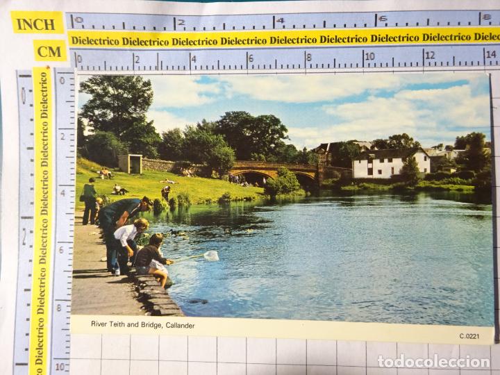 Cartes Postales: POSTAL DE REINO UNIDO GRAN BRETA&Ntilde;A. RIVER TEITH AND BRIDGE CALLANDER. 402