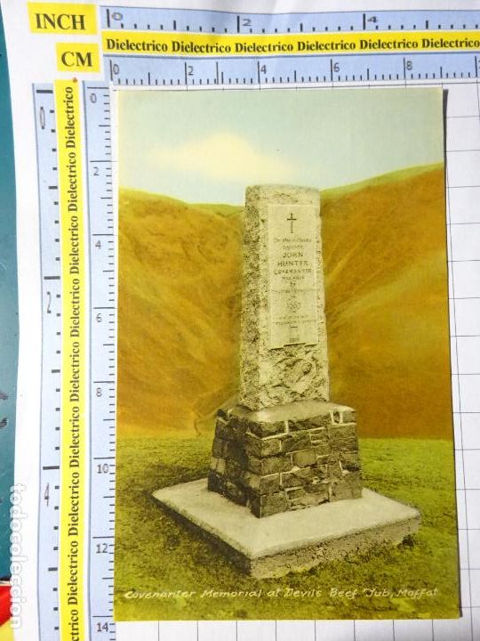 Cartes Postales: POSTAL DE REINO UNIDO GRAN BRETA&Ntilde;A. COVENANIER MEMORIAL AT DEVIL'S BEEF TUB MOFFAT. 414