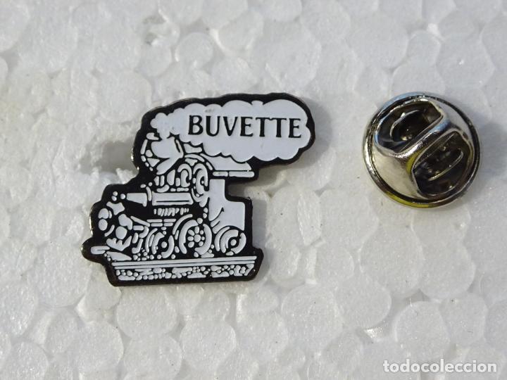 Cartoline: PIN DE TRENES FERROCARRILES. FRANCIA. BUVETTE