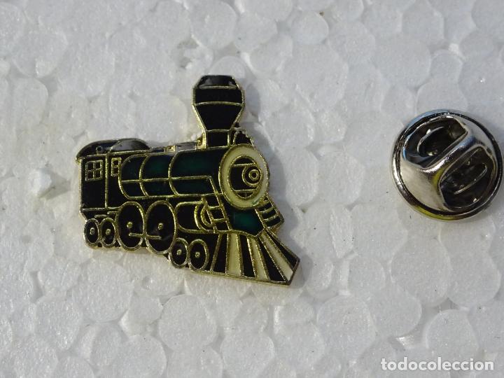 Postcards: PIN DE TRENES FERROCARRILES. ANTIGUA LOCOMOTORA VAPOR