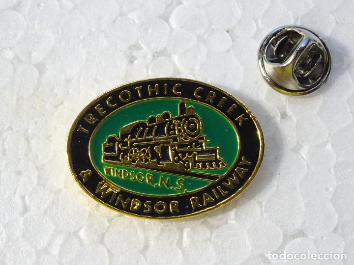 Postais: PIN DE TRENES FERROCARRILES. REINO UNIDO. TRECOTHIC CREEK WINDSOR RAILWAY
