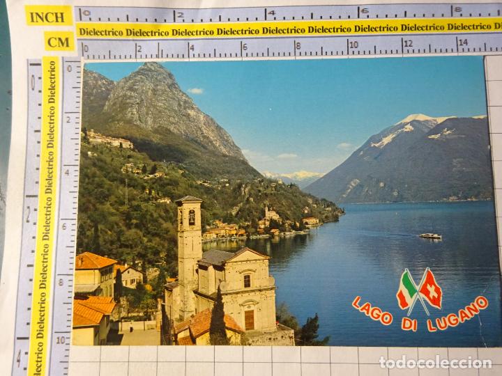 Postkarten: POSTAL DE ITALIA. LAGO LUGANO. 488