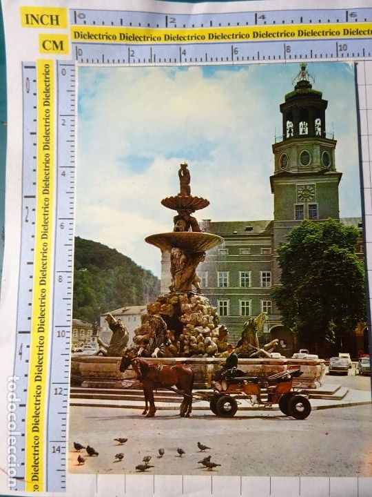 Postkarten: POSTAL DE AUSTRIA. SALZBURGO GLOCKENSPIEL RASIDENZPLATZ CARRETA CARRUAJE. 538
