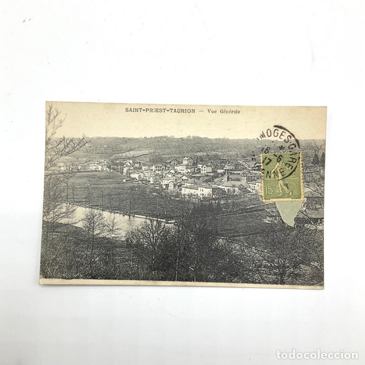 Cartes Postales: Antigua postal francesa - SAINT PRIEST TAURION - Vue Generale - escrito 1917 - Carte Postale