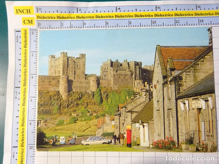 Postkarten: POSTAL DE REINO UNIDO. BAMBURGH CASTLE AND VILLAGE. BUZ&Oacute;N CORREOS. 3