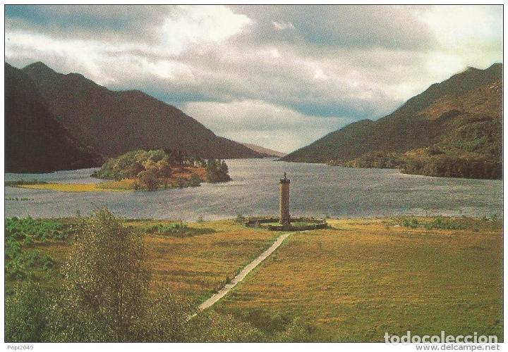Cartes Postales: *** PR115 - POSTAL - THE GLENFINNAN MONUMENT AND LOCCH SHEEIL