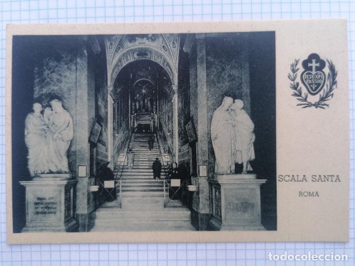 Postales: POSTAL ROMA SCALA SANTA - Foto 1