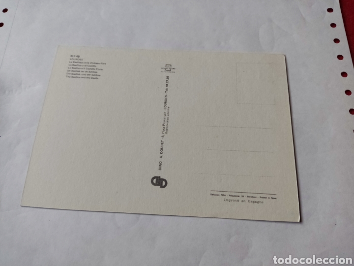 Postales: Postal Lourdes - Foto 2