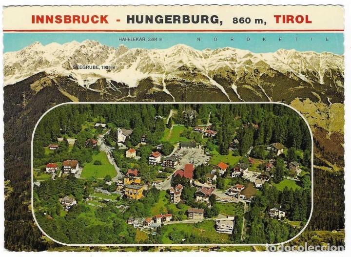 Cartoline: Postal Austria. Innsbruck, Hugerbrug. Tirol. 7-aus28