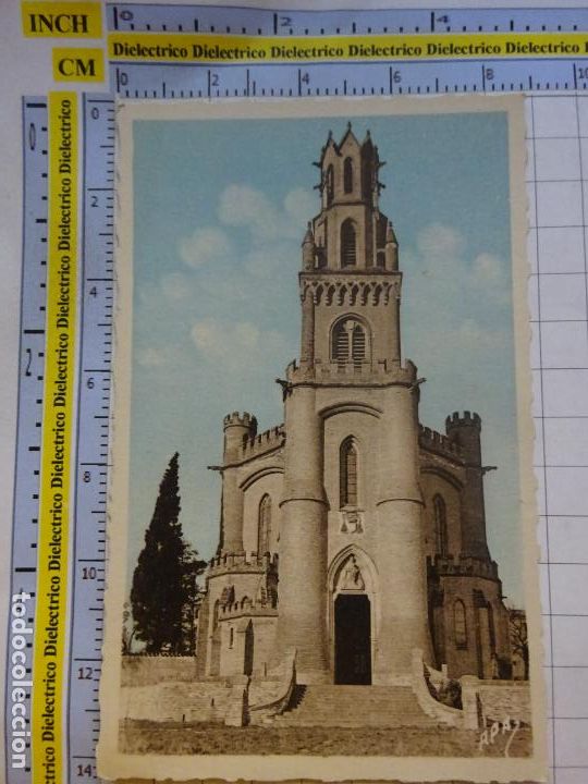 Postais: ANTIGUA POSTAL DE FRANCIA. NOTRE DAME DE LA DR&Egrave;CHE TARN LE CLOCHER MONUMENTAL . 356