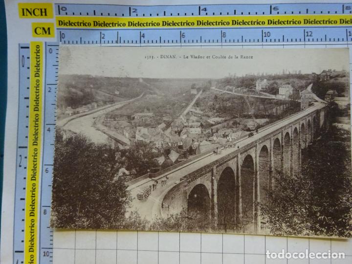Postales: ANTIGUA POSTAL DE FRANCIA. DINAN LE VIADUC ET COUL&Eacute;E DE LA RANCE. 372